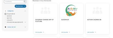 Annuaire des associations et activités