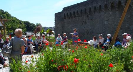 Balade poétique autour des jardins éphémères au cœur des remparts