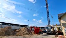 Travaux Tribune Est - Stade de La Rabine