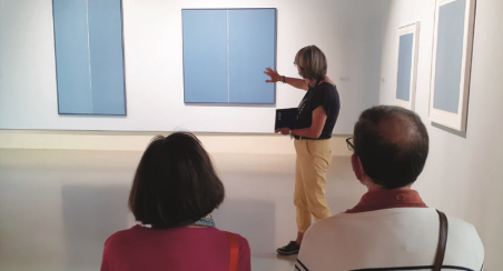 Visite guidée des collections Geneviève Asse © Musées de Vannes.